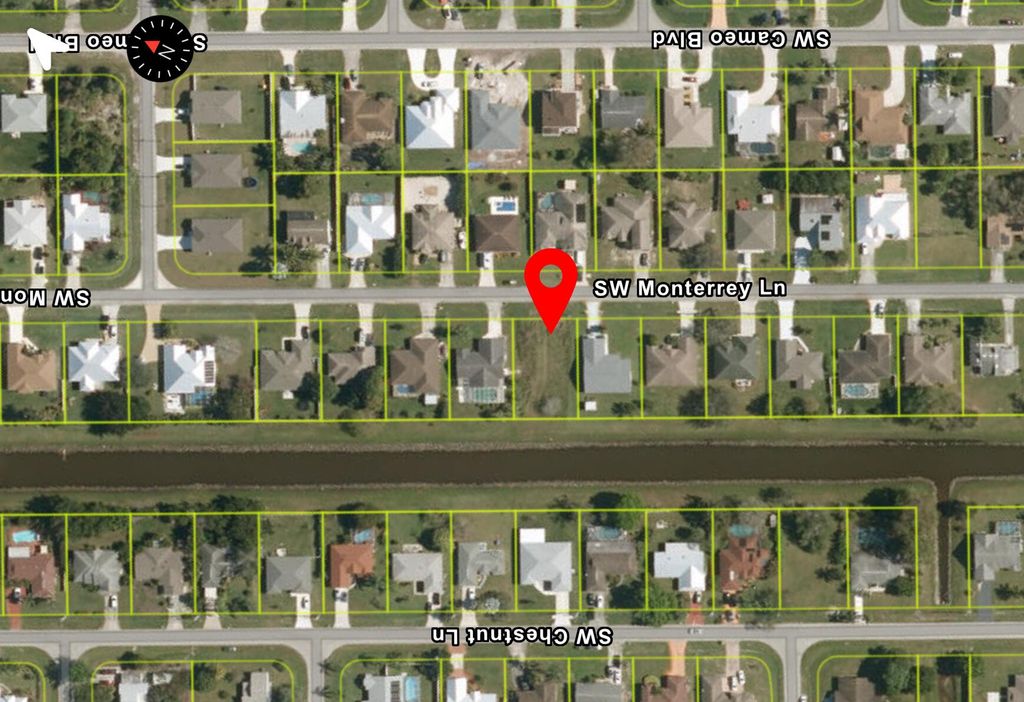 Photo of 2532 SW Monterrey Lane, Port Saint Lucie, FL 34953 (MLS # B26022388)