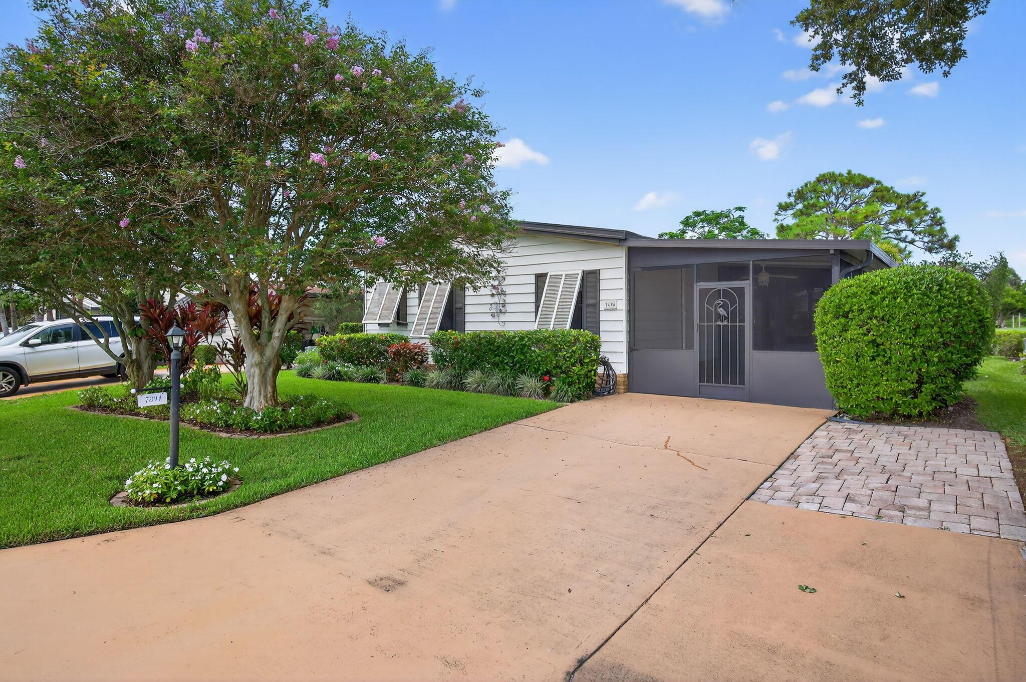 Light and bright 2-bedroom, 2-bath fully furnished home in the desirable Cambridge neighborhood, part of the vibrant 55+ Heritage Ridge community. This inviting residence features a spacious layout filled with natural light, granite countertops, and comfortable, move-in-ready furnishings. Enjoy access to a beautiful clubhouse, pool, shuffleboard, billiards, and a well-equipped fitness center -- all set within a scenic golf course setting. Pet-friendly with a view of the golf course right in your backyard, and conveniently located just minutes from beaches, dining, and shopping, this home is ideal for embracing the Florida lifestyle.