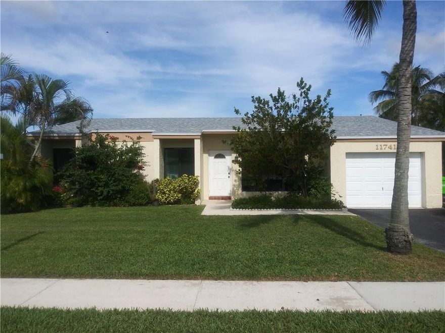 Terrific West Sunrise community of Windward Isle with NO HOA or fees. Here is an opportunity to get a 3 bedroom, 2 bath, 1 car garage home with a Pool & fenced yard big enough for kids & pets. Plus there's a NEW ROOF - less than 1 year! All IMPACT WINDOWS & DOORS & vaulted ceilings! The spacious eat-in kitchen has all-wood soft-close cabinets & drawers, newer dishwasher & if you like to cook, you'll love the gas stove. Plus you'll enjoy the added benefit of having a gas water heater & dryer. Bathrooms, Kitchen & Garage Laundry Area have new copper pipes. All appliances stay. Great Location in West Sunrise close to Sawgrass Mall, restaurants & Sunrise Athletic Complex & Sawgrass Expressway. City of Sunrise hosts fun activities & festivals throughout the year.