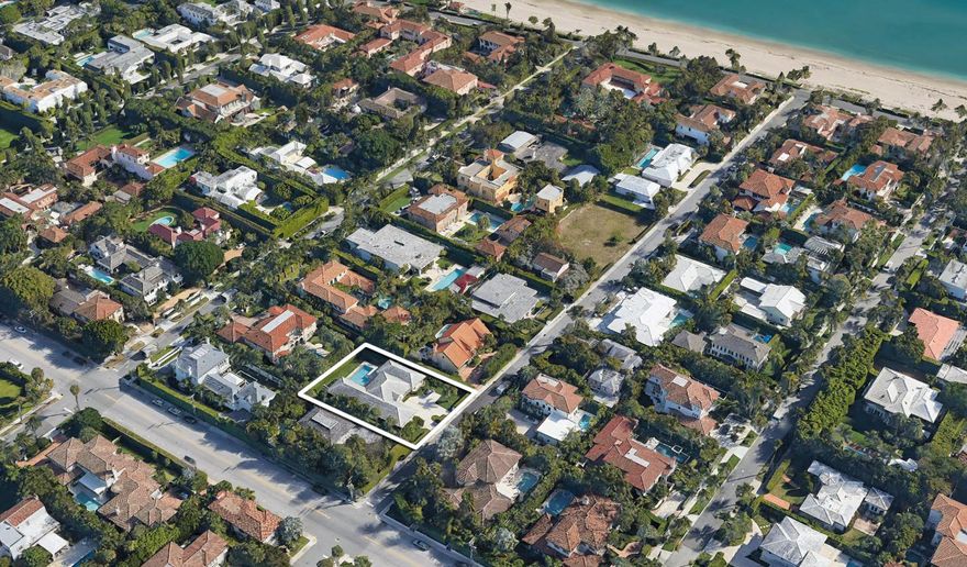 The perfect Palm Beach property! 135' x 100 ocean block opportunity in town with high elevation and deeded access. The one-story Bermuda style house has vaulted ceilings throughout and an ideal split floor-plan with his and hers bathrooms and closets in the master bedroom wing. Enjoy unobstructed views as previous owner already under-grounded power lines. Easy to show