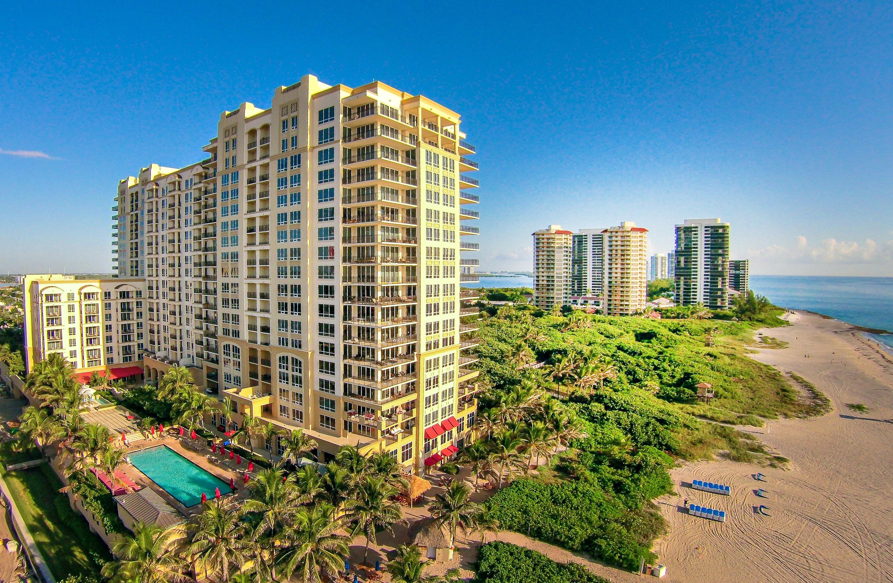 Great rental and great views from this 10th floor unit. See the Intercoastal Waterway, Peanut Island, sunsets, and the city lights at night. This one bedroom has all the Marriott upgrades and is like brand new. Very charming with palm trees right off your balcony. This unit made over $20,000 before property taxes last year. See statement attached.