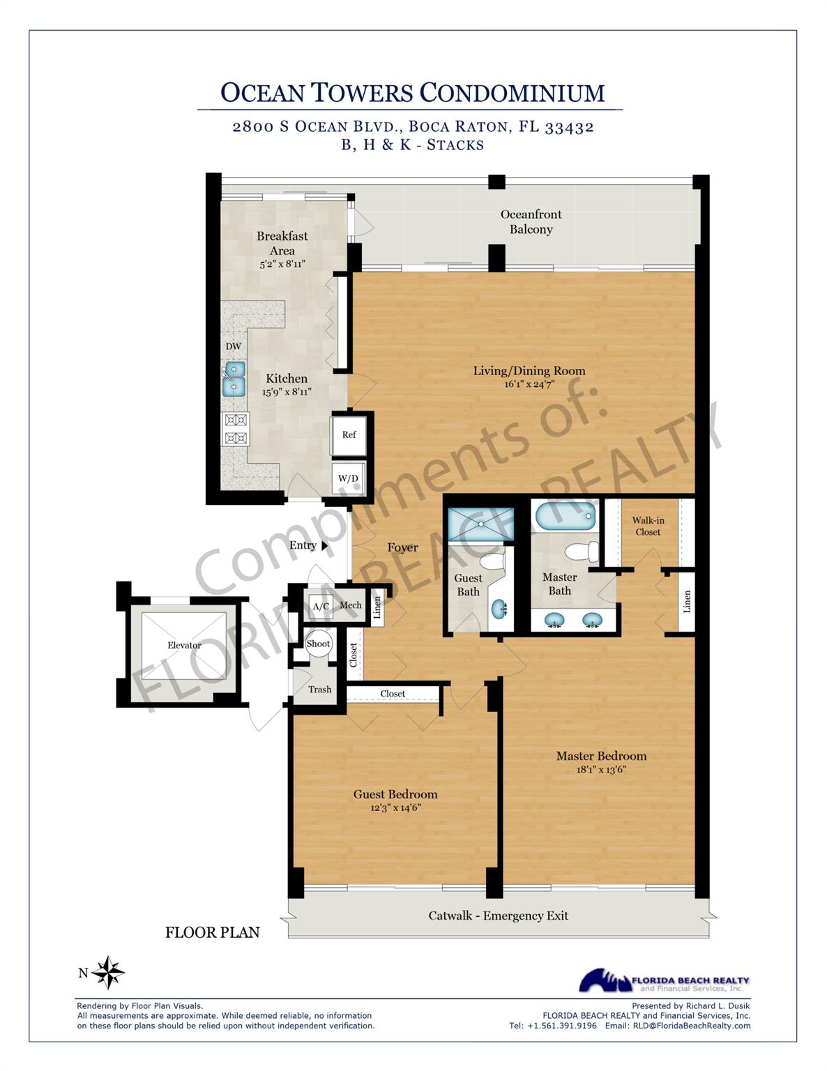 Ocean Towers Condominium, - Residential