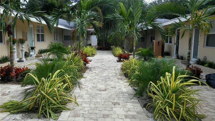 Incredible 2 bedroom, 2 bath apartment with large private patio in low-rise garden community in the heart of Victoria Park! Stainless steel appliances, granite countertops, recessed lighting, large closet space central AC & hurricane windows! Complex features large common courtyard & laundry facility w/ 1washer/1dryer. Pets allowed with pet fee of $250 refundable, no aggressive breeds.