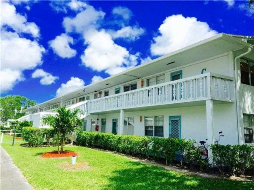 55+ Association. Turn key unit, ready for move in. Freshly painted. Clean and neat 2/1.5 on the second floor. Must See. Wont last long. Century Village is a renowned and active 55+ community with countless amenities including private pools for each community, tennis courts, a fitness center, a 5 star clubhouse with newly renovated theater, Sauna, 24/7 security and just 5 miles from the beach!