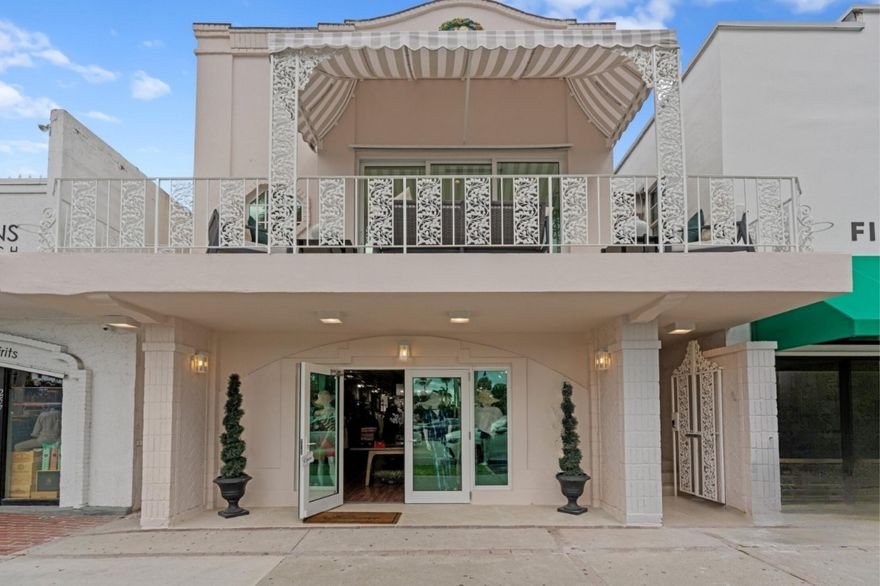 255 Royal Poinciana Way is beautifully situated in the civic heart of Palm Beach, offering a rare combination of commercial and residential use in today's market. The 1st floor (2,000+ SF) is currently leased as a retail store, and the 2nd floor (2,000+ SF) is a newly and fully renovated, spectacular 4 BR / 4.1 BA residence, nicely perched overlooking Royal Poinciana Way to the south and The Breakers Hotel to the east. Both spaces are fully leased at top rental rates. With the growing demand for flexible spaces, this offering of commercial and private residential use makes the property more appealing than ever, with its high visibility, strong customer traffic, and proximity to The Royal, The Breakers Hotel, and The White Elephant Hotel. An exceptional opportunity to secure a prime location in Palm Beach.