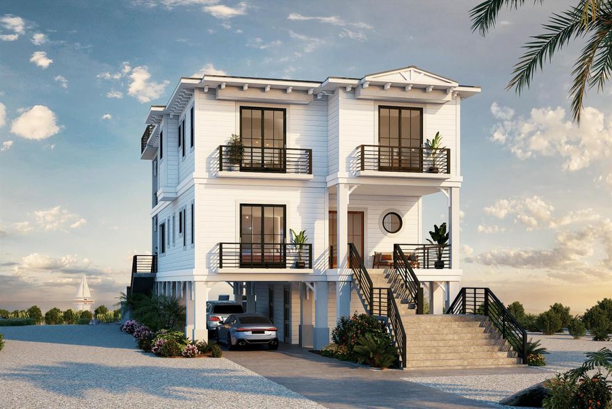 Introducing Seven Palms Cove, a one-of-a-kind new construction community that redefines luxury island living. With only seven exclusive residences available--each starting at $4 million--this private enclave offers a rare opportunity to own a slice of paradise just minutes from the heart of Key West.Each state-of-the-art home spans over 4,000 square feet and features 5 spacious bedrooms, 5.5 elegantly designed bathrooms, open balconies, and your own private rooftop terrace with sweeping water views. Built with impact glass throughout and outfitted with top-of-the-line appliances and finishes, these homes offer modern sophistication at every turn. Step outside to your own sparkling infinity-edge pool positioned right on the water,