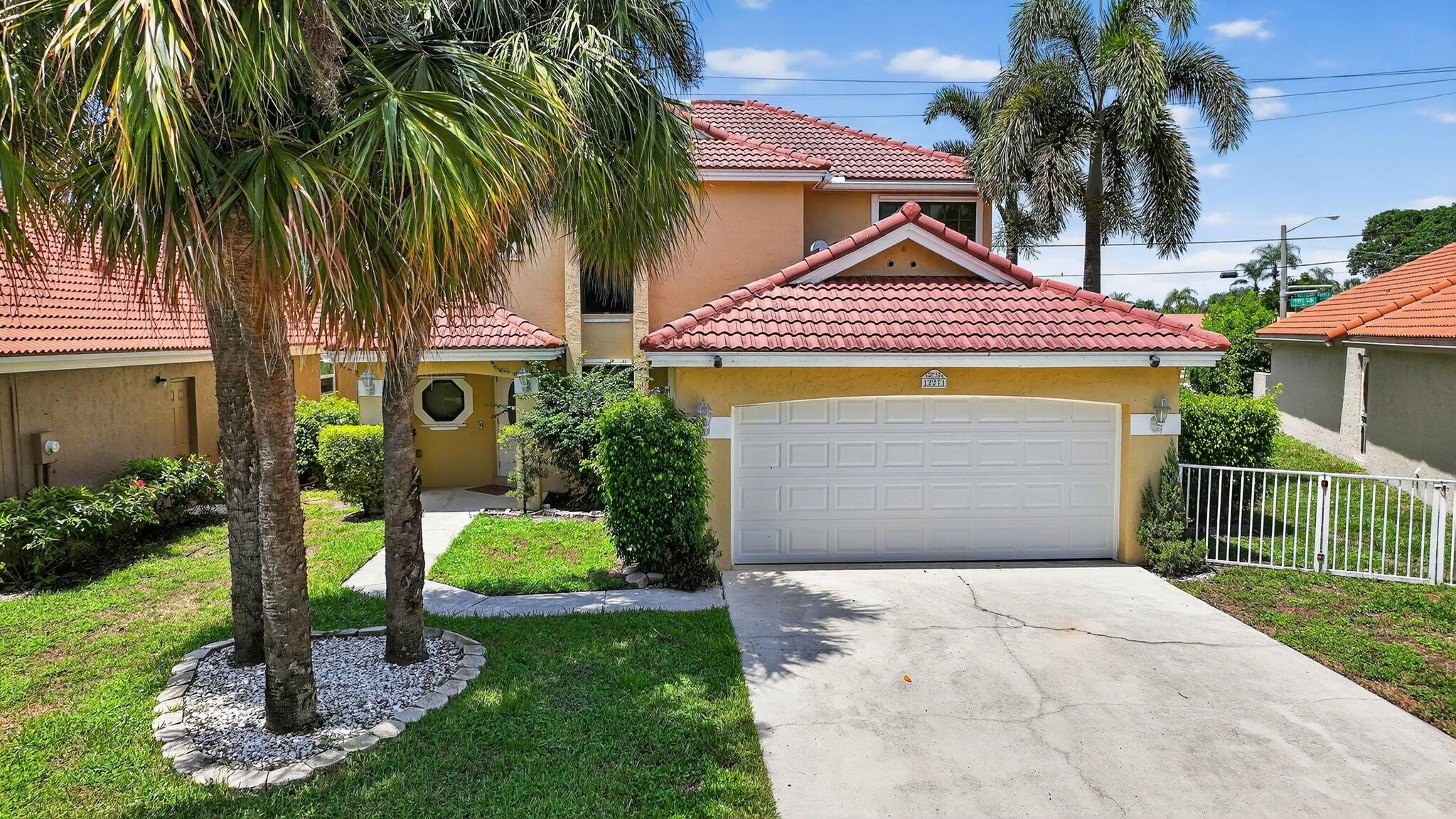 Welcome to Starlight Cove! This spacious 3 bed, 2.5 bath home with 2-car garage offers 2,610 sq ft of comfortable living. The large eat-in kitchen with updated appliances is perfect for gatherings, while ceramic tile on the first floor and laminate upstairs add style and function. Impact windows and garage door provide peace of mind. With an open layout, this home is designed for everyday living and entertaining. Conveniently located in Boynton Beach near schools, parks, shopping, dining & more!