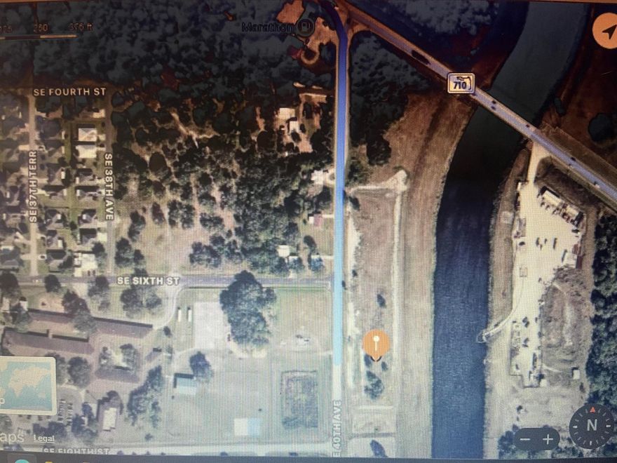 1/2 acre of vacant land on a canal in an up and coming neighborhood.