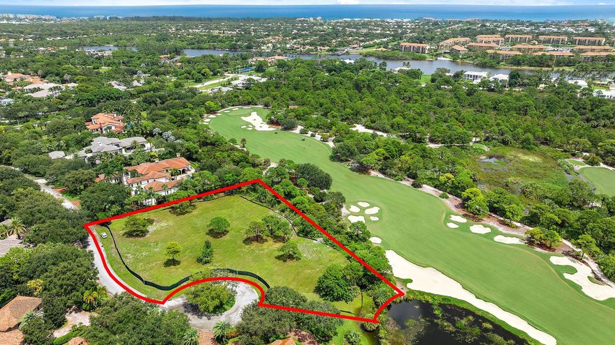 3D Virtual Floor Plan Coming Soon! Exceptional Opportunity in The Bears Club! Prestigious & 1.47-Acre Lot with Stunning Golf Course Frontage. Discover the ultimate in luxury living at The Bears Club, South Florida's premier golf community. This unique lot offers approved house plans, ideal southeast exposure with 366 feet of frontage along the 4th fairway of the renowned Jack Nicklaus Signature Course. The property provides sweeping views of the 3rd green, a picturesque lake, and the 5th fairway. Located in a secluded cul-de-sac, this lot ensures maximum privacy and exclusivity for the discerning buyer. The Bears Club is known for its 5-star luxury lifestyle, offering residents a unique blend of elegance, tranquility, and world-class amenities. Build your dream estate in one of Palm Beach County's most iconic settings where privacy and sophistication are the standard. While no mandatory golf membership is required, members can enjoy access to exclusive amenities, world class service, and the company of some of the world's finest, including professional PGA and LPGA tour players. This private enclave spans over 400 acres of preserve and lush landscaping, offering a serene environment just 1 mile from the beach. It's conveniently located near premier shopping, dining, and entertainment, with quick access to Palm Beach Island and Palm Beach International Airport.Whether you're a golf enthusiast or simply seeking a private luxury retreat, The Bears Club offers a lifestyle unmatched in elegance and prestige. Call for details on our incredible building and landscape designs. Some highlights include two-story house plans w/ two-bedroom guest house. Main house has club room, home theater, exercise room, 4-car garage plus 4 car show garage, separate 1,000 square foot pavilion/car show room.  15,000 total square feet including garages and lanais, interior courtyard, catering kitchen, transitional design & 75' pool.