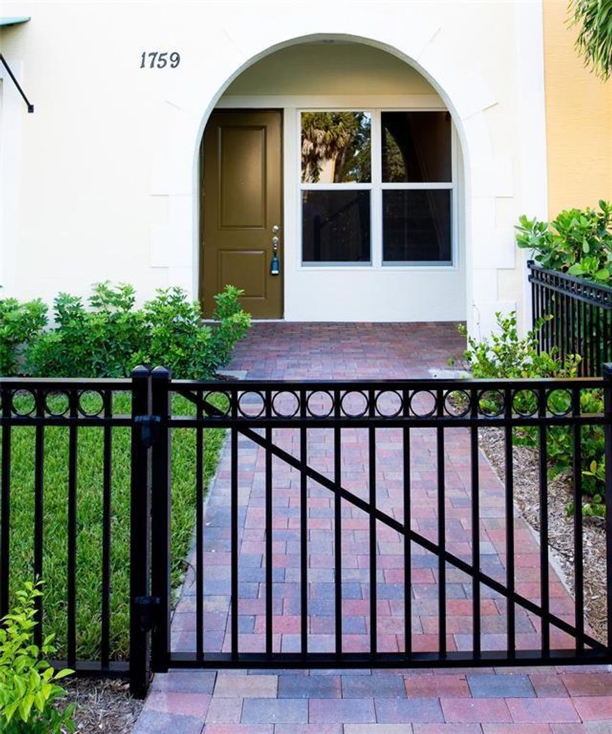 Luxury 3-story townhome in sought after Central Fall West community. It features, 4 bedrooms & 3.5 bathrooms & 2-car garage. One bedroom with full bathroom conveniently located on the 1st floor, the other 3 bedrooms are on the 3rd floor. Large primary bedroom & full bathroom w private balcony and walk-in closet. Impact windows all throughout, HUGE open kitchen with oversized island, dining & family room on the 2nd floor, modern cabinetry, stainless steel appliances with BRAND NEW dishwasher, FRESHLY painted interior & exterior, BRAND NEW water proof laminate floors in all bedrooms and stairs. Community is gated, offers community pools & gym, etc. about 5 minute walking distance to grocery stores, gym, pharmacy and many dining options.