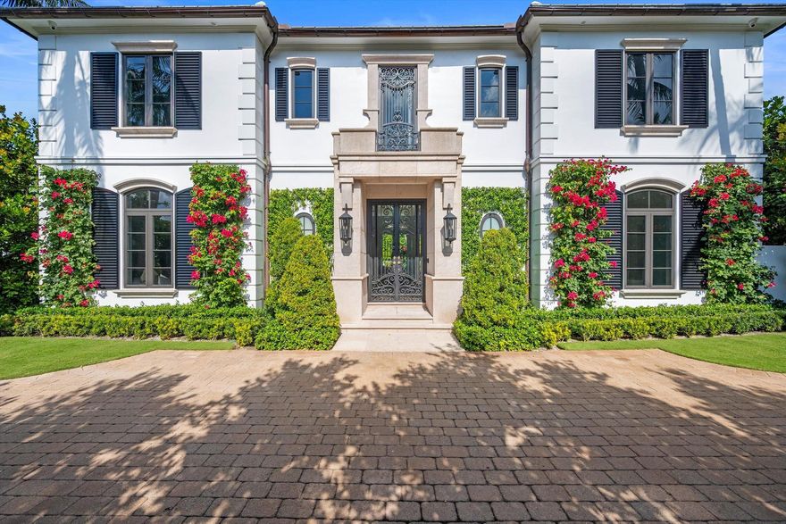 Stately and modern, this reimagined Michael Perry designed 5 bedroom/5.2 bath on well located Via Vizcaya has just been completed! The spacious floor plan has 2 primary suites, living, dining and family rooms, new gourmet eat in kitchen and baths, high beamed ceilings, hardwood floors, elevator, 2 car garage, outdoor loggia and pool. Tasteful finishes are by noted interior designer Scott Sanders and landscaping is by Mario Nievera. Enjoy for the upcoming season!