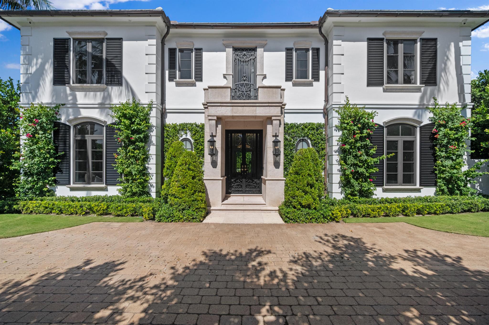 Stately and modern, this reimagined Michael Perry designed 5 bedroom/5.2 bath on well located Via Vizcaya has just been completed! The spacious floor plan has 2 primary suites, living, dining and family rooms, new gourmet eat in kitchen and baths, high beamed ceilings, hardwood floors, elevator, 2 car garage, outdoor loggia and pool. Tasteful finishes are by noted interior designer Scott Sanders and landscaping is by Mario Nievera. Enjoy for the upcoming season!