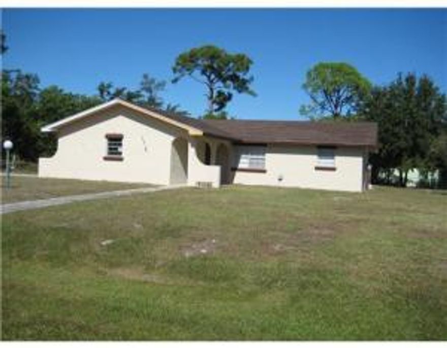 CBS 3 bedroom, 2 bath, 1 car garage home on large 150 x 131 lot! This home features split bedrooms, tile in main living areas and carpeted bedrooms. Newer septic system.