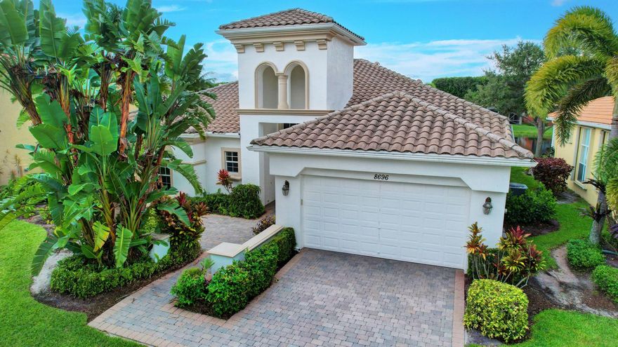 Fabulous rarely available home on a premium lake front lot, Seabourn customized 4 bdrm 3 baths Model boast expansive great room, light & Bright  w/ southern exposure, upgrades  includes, tray ceilings, crown moldings, solid wood doors, high hats, eat in kitchen w/ granite & 42 in cabinets, lake  views from the curved windows, primary bedroom w/ 2 walk in closets, bath dual sinks & jacuzzi tub, 2 bedroom w/ attached baths  4th bedroom/ den, large screen, covered & open patio w/ coral Stone pavers enjoy the views of the lake, upgrades include hurricane  shutters. This home perfect for entertaining family & friends Enjoy the Buena Vida Clubhouse w/ café', upscale amenities, pools, fitness Cntr &more Close to Wellington Mall, entertainment, restaurants  polo  grounds &  more See it today !