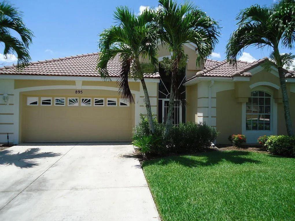 This home is open & airy and has gorgeous tranquil water views. 3 bed 2 bath, 2 car garage home is located in the sought out community of Lake Charles. This community offers amenities that include a clubhouse, pool, tennis court, playground & is also close to PGA village golf club. Conveniently located near a wide range of different restaurant options, including sports bars and brew pubs, it is also within close proximity to major highways, shopping plazas, Big box stores, & the Clover Park baseball stadium, with a minor league team and New York Mets spring training games. Great location!