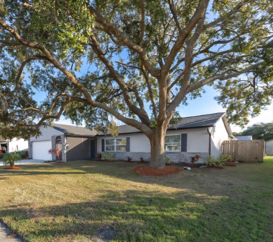 Enjoy comfort, convenience, and peace of mind in this pool home! This well-maintained property offers major upgrades including a 2-year-old roof, 1-year-old A/C, and impact windows for added security and efficiency. Inside, you'll love the open living and dining area, creating a bright and welcoming space ideal for everyday living and entertaining. The owner's suite features a private bathroom with a walk-in closet, offering a relaxing retreat at the end of the day. Step outside to a fully fenced backyard where you can unwind around the heated private pool—perfect for year-round Florida living. Conveniently located just minutes from I-95, this home provides an easy commute to Orlando, the beaches, shopping, and dining. A fantastic opportunity to own a move-in-ready home.