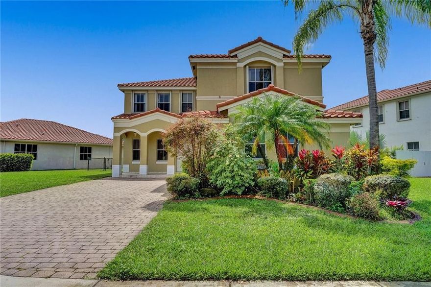 LOOK NO FURTHER!!Come to see this rarely available beautiful and  spacious 4/3.5 single family home in a beautiful gated community of Nautica! All bedrooms upstairs. Home featured tile flooring on the first floor. Updated kitchen with granite countertop, stainless steel appliance, walk in pantry. Impact garage door, hurricane shutters, oversized master bedroom, jack/jill suite and a lot more to offer!! Close to I-75 and all local shopping, restaurants and A-rated school district. Front lawn service and basic cable is included with HOA Fee. The Nautica development has a clubhouse with a community pool, tennis and basketball courts and sidewalks for residents to enjoy outdoor activities. It won't last long on the Market. Call today to request your private showing!