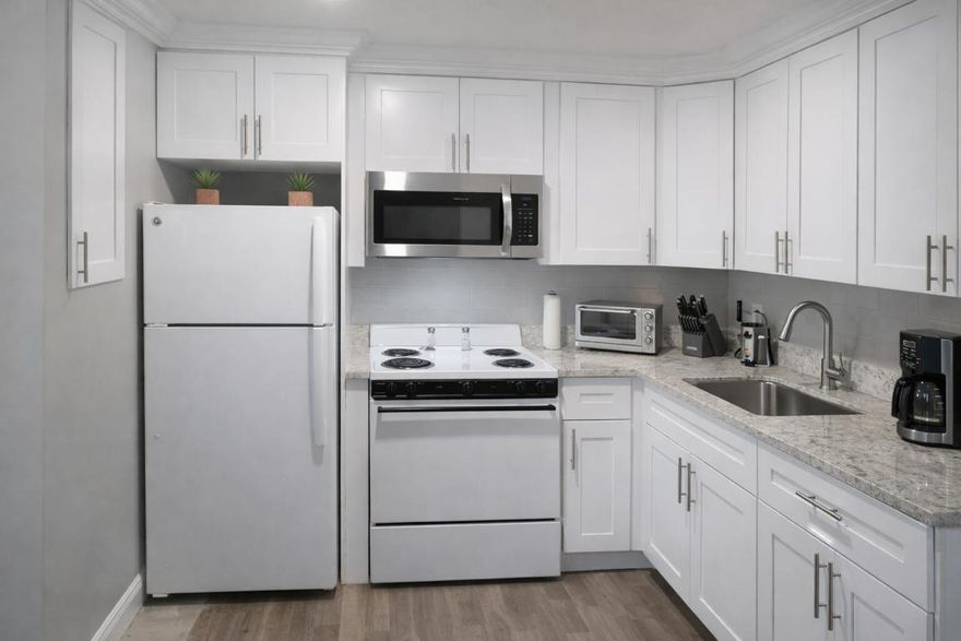 Beautifully renovated condo located in a well-maintained adult community offering exceptional resort-style amenities. This condo has been updated, featuring a remodeled kitchen, modern finishes, and a bright, open layout. 

Enjoy a gated community with 24-hour manned security and patrol, a stunning clubhouse, fitness center, multiple community pools, game rooms, clubs, and classes. The community also features a state-of-the-art theater with approximately 1,200 seats for live shows and movies. 

Ideally located and renovated, this condo offers comfort, lifestyle, and value in a well-maintained 55+ community with excellent amenities and convenient access to everyday necessities.

The kitchen flooring and a small portion of the living area are currently not installed. New flooring has already been purchased and will convey with the sale, allowing the next owner to complete installation at their discretion. Property is being sold As Is.