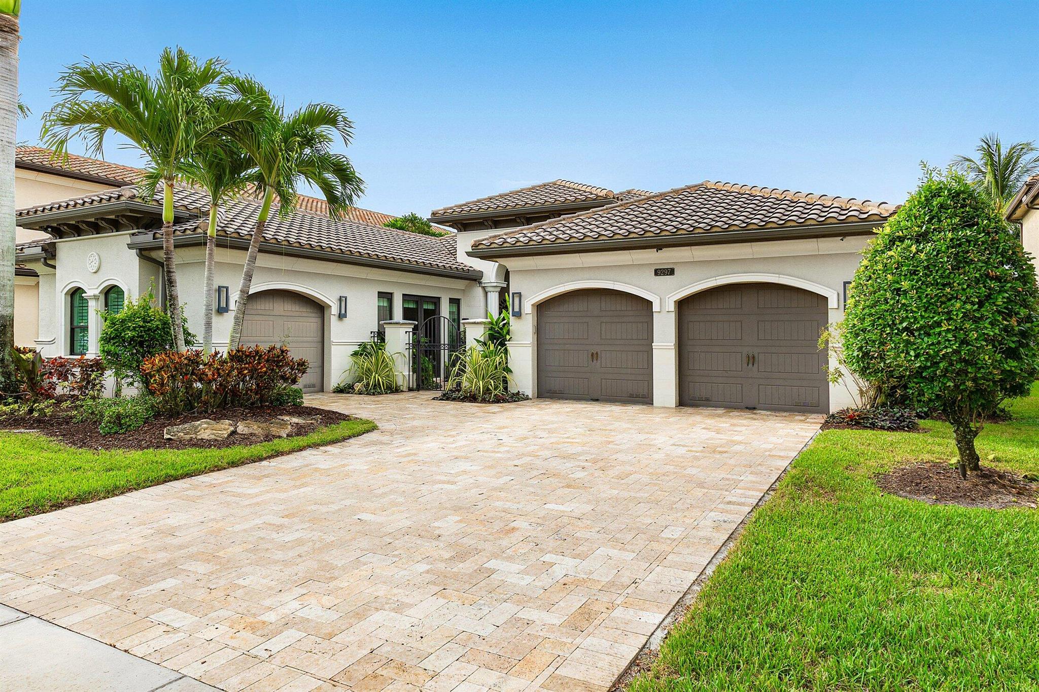 Set behind the prestigious gates of Seven Bridges, this modern single story Victoria floor plan has extensive customizations and is ideally situated on a south-facing lakefront lot with custom pool/spa. Highlights include: grand entry with 16ft ceilings, custom built-ins, marble and tile flooring, generator, contemporary light fixtures, custom closets and window treatments. The dream kitchen has white stacked cabinets, an enlarged custom island and Sub-Zero/Wolf appliances. The backyard features a heated saltwater pool/spa, summer kitchen, and extensive privacy landscaping. Luxury living is redefined at Seven Bridges where residents have access to world class amenities including a restaurant, 3 pools, elite tennis program with 12 courts and fitness classes. Pickleball coming soon!