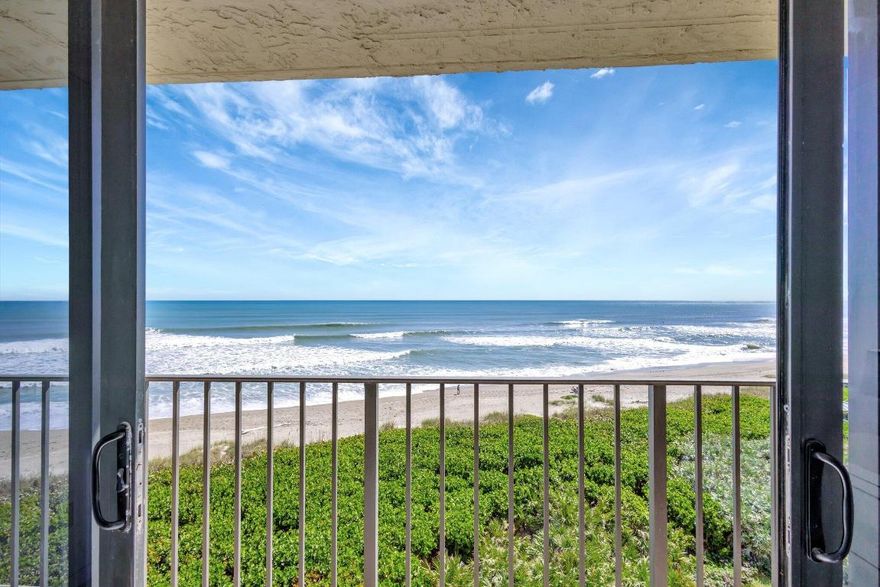 Welcome to this 2/2 oceanfront corner condo with the most breathtaking views from a large wrap around balcony on a coveted corner unit. End Unit on the 6th floor you have superb ocean views from 5 Impact sliding glass doors. Guest bedroom  is a direct view of the intercoastal. NOT many condos that go on sale in Miramar. It is one of the best places to live, having completed their milestone report &Structural Integrity report they are ahead of many other properties. Washer/dryer in unit. A/C 2024. Furnished. Located near convenient shopping, entertainment and restaurants in Jensen Beach and Stuart. The Miramar boasts a beautiful full size swimming pool and spa guarded by beach dunes. Included are oversized storage lockers, trash chute, car wash and deeded parking space. Make an offer