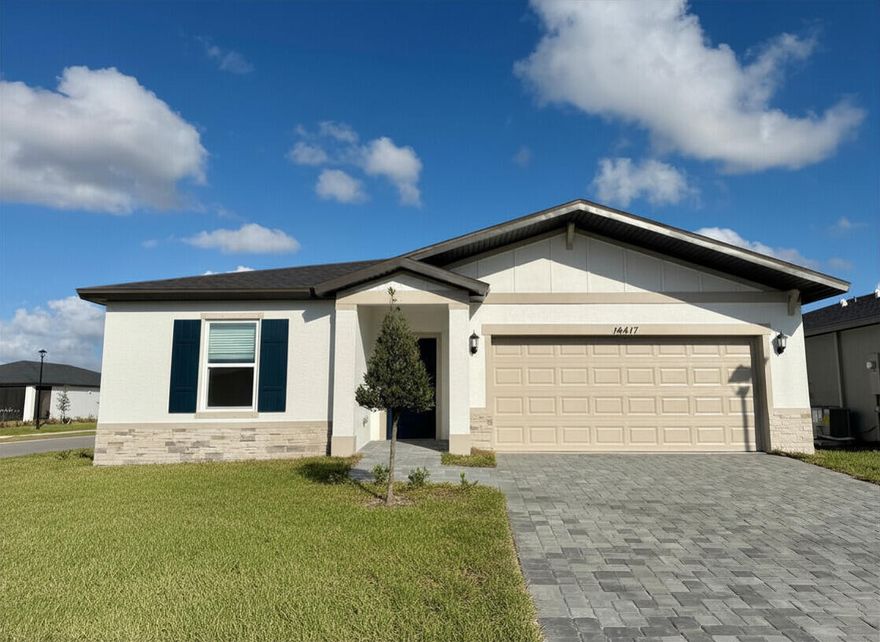 BRAND NEW energy - efficient home! Prepare dinner while catching up on the day's events from this home's open kitchen which overlooks a spacious great room and dining area. Retreat to your primary suite that is conveniently situated in the back of the home for plenty of privacy.  New single-family homes in Indiantown, future residents will have access to resort-style amenities including a clubhouse, pool, walking trails, and more. With convenient access to both Martin and Palm Beach County, Terra Lago will be the perfect place to call home. Each of our homes is built with innovative, energy-efficient features designed to help you enjoy more savings, better health, real comfort and peace of mind.