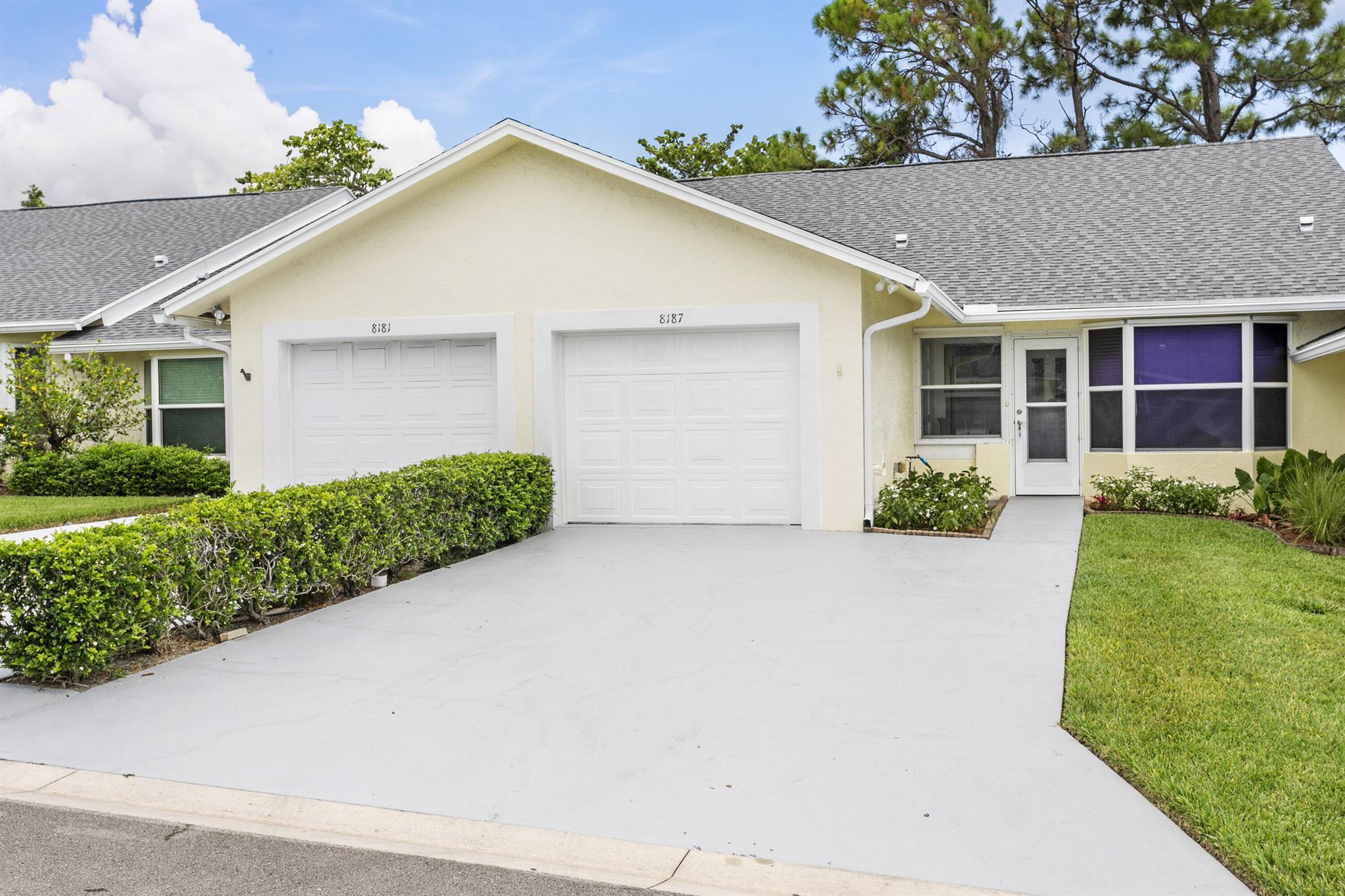 Sea Pines is one of the best kept secrets in Hobe Sound. Whether you are retired or still working this 55+ HOA offers the convenience of a villa home with the exterior maintenance and insurance of a Condo. 2/2 includes a single car garage and extra driveway parking, vaulted ceiling and sky light in the main living area and a Florida room that can be an office or a den with a glass wall opening to the preserve that meanders through the entire neighborhood. The home is neat and clean and ready to live in while you comfortably update and make it your own. There is a clubhouse and pool, private roads and sidewalks. Minutes to beaches and I95.