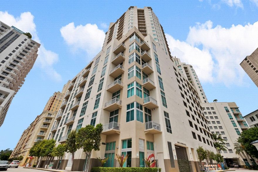 Experience the height in luxury urban living in the vibrant heart of Downtown Dadeland. This rarely available unit offers 2 master suites both with ample closet space. Perfectly designed with a convenient 1/2 bath for your guest. 2 corner balconies perfect for outdoor entertaining. Soaring 13 foot ceilings, creating a sense of grandeur & space. Bright & light corner windows flooding the interior with natural light. Kitchen offers brand new stainless steel appliances with granite counter tops & large pantry great for storing all your favorite snacks. High efficiency AC unit installed in 2022. Electric black out shades in each bedroom. Brand new full size washer & Dryer. Three parking spaces. Third Parking space is leased for a year. unit's Parking space on the same level of the unit.