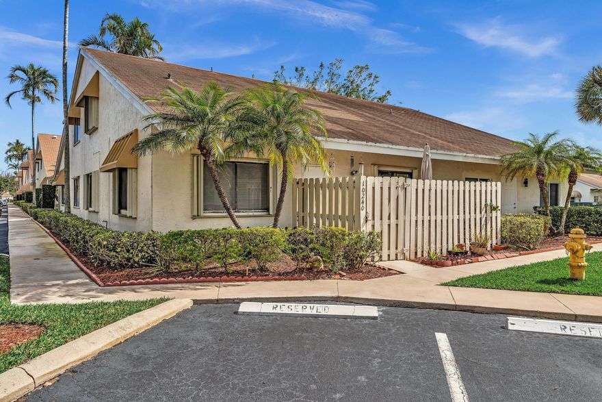 Welcome to Countryside at Welleby! This spacious 2-story townhome in Sunrise has vaulted ceilings with the entire second floor being a private primary retreat with huge closet & ample storage. This townhome offers 1,500 sq ft of living with 3 bedrooms and 2 full baths. Light-filled living areas feel open and inviting. Enjoy a galley kitchen with eat-in dining, full-size washer and dryer is just off the kitchen. A private fenced patio in the front is perfect for relaxing or entertaining. Quiet location close to the pool. Minutes to parks, grocery stores, restaurants, shopping, schools, post office, police, fire, Sawgrass, & major roads for easy commuting. Well maintained and move-in ready, offering comfort, space, and convenience in a desirable community. Available now.