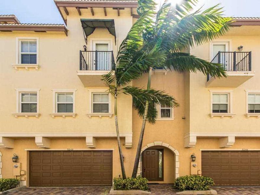 SPACIOUS 2008 MEDITERRANEAN TOWNHOME LOCATED LESS THAN A BLOCK FROM THE BEACH, LOADED WITH LUXURY APPOINTMENTS OF TRAVERTINE MARBLE 1ST & 2ND FLOORS, BRAZILIAN HARDWOOD STAIRCASE & 3RD FLOOR MASTER SUITE, PERSONAL ELEVATOR, CHERRY KITCHEN WITH GRANITE & S TAINLESS APPLIANCES, LAVISH BATHS & LOTS OF CLOSET SPACE, COZY REAR COURTYARD WITH PRIVATE SOAKING POOL, ATTACHED 2 CAR GARAGE, WONDERFUL BEACH AREA REDEVELOPMENT IN PROGRESS BY CITY, EXCELLENT CREDIT & INCOME A MUST