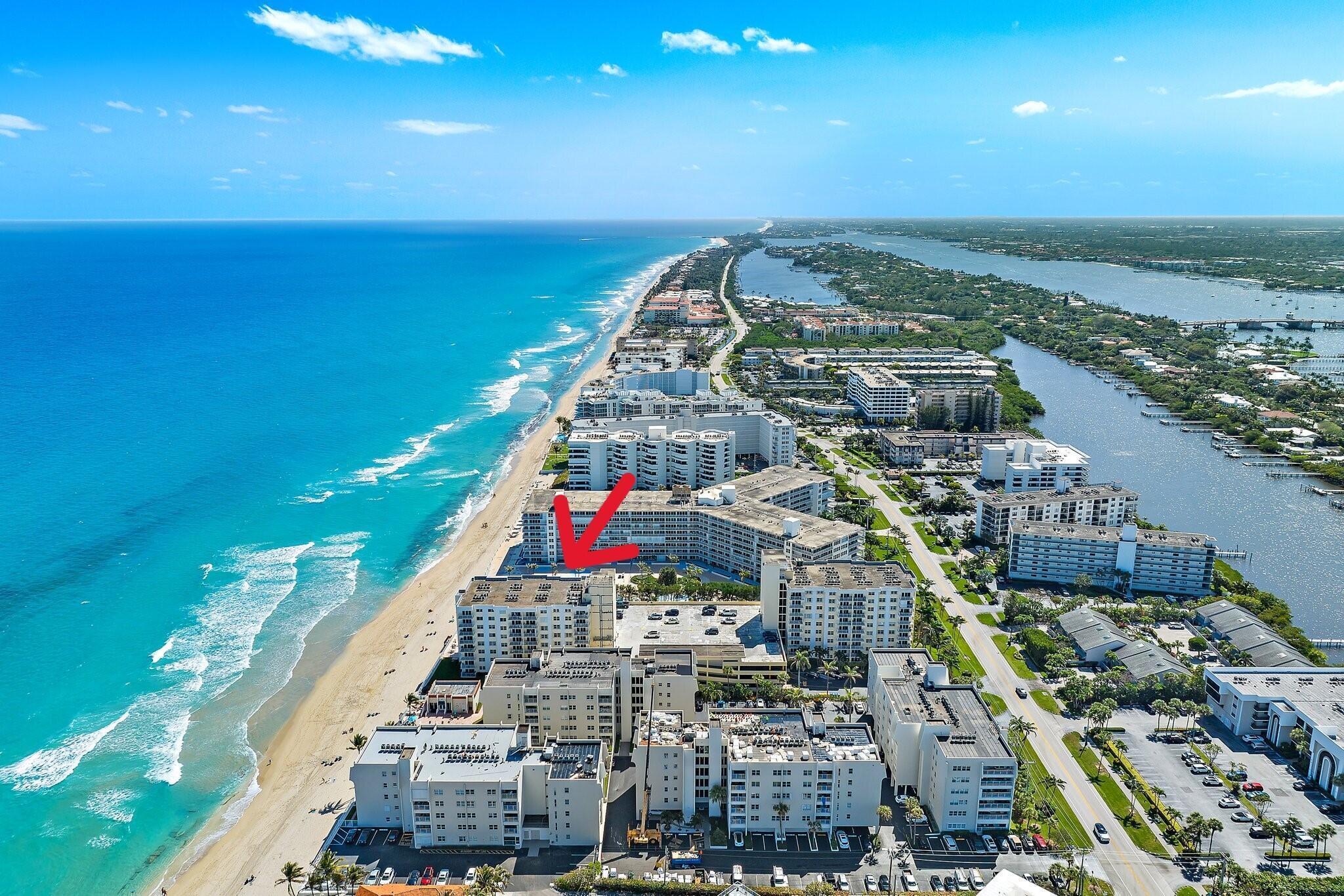 Oceanfront Living at Its Best - Fully Furnished Option & Top Amenities!This 2-bed, 2-bath oceanfront condo is ready to welcome you! Featuring tile floors throughout, an upgraded open kitchen with stainless steel appliances, and a spacious private balcony, this home offers the perfect coastal retreat. Hurricane-impact windows and sliders provide peace of mind, while your monthly HOA covers water, sewer, and internet. Furniture can be included, making this a move-in-ready opportunity!Enjoy private beach access and resort-style amenities, including a heated oceanfront pool, sauna, gym, clubhouse, BBQ area, and gated garage access with deeded and guest parking.Located in Le Chateau Royal, just minutes from Palm Beach International Airport, Worth Avenue, golf, tennis,