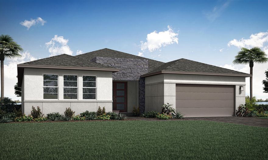 The Capitol Reef floorplan offers spacious single-story living with 4 bedrooms, 3 bathrooms, and a thoughtfully designed open-concept layout. Featuring a large kitchen overlooking the main living area, flexible living spaces, and a private owner's suite, this home is perfect for both entertaining and everyday comfort in the heart of Tradition.
