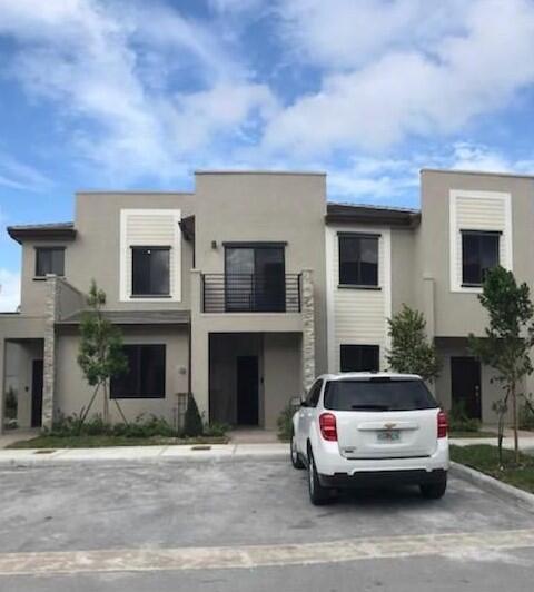 Gorgeous ZARAGOZA MODEL in sought after neighborhood. 3 Bedrooms, balcony, 2.5 Baths beautiful kitchen fully equipped with granite countertop and new stainless steal appliances, beautiful tiled flooring on first floor and neutral color carpet in second floor. High ceilings and blinds on all windows, 2 parking in front entrance. The property is equipped with smart WIFI thermostat. Great amenities. Close to Aventura Mall, Hard Rock, minutes to the beach and super well located near major highways. Close to Miami and FLL. Quiet and friendly neighborhood. All measures are estimated and all information deemed reliable but not guaranteed.