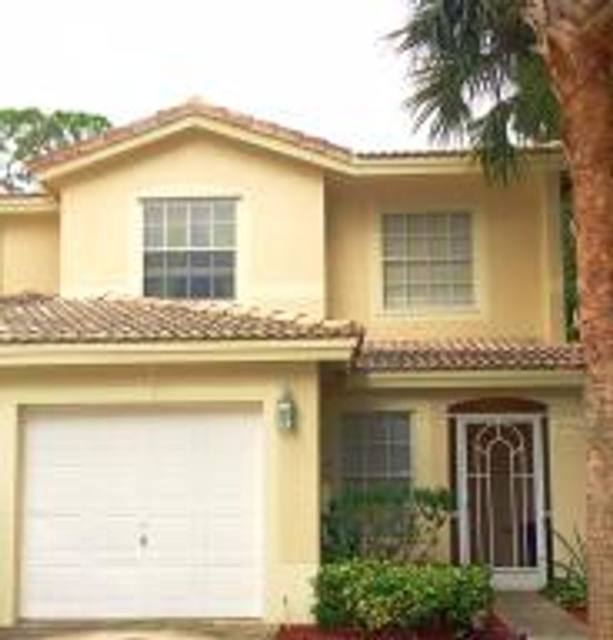 Absolutely beautiful Sequoia 3 bedroom end unit. Convenient gated location, entire interior recently painted throughout. Covered porch and completely tiled downstairs. Entire upstairs has bamboo floors in hall, Master Bedroom and both Guest Bedrooms. Modern kitchen. 1 Car Garage. Water heater 6 mo. old, new washer & dryer. Unit has side yard. Entire exterior of buildings recently painted as well! Easy to show!