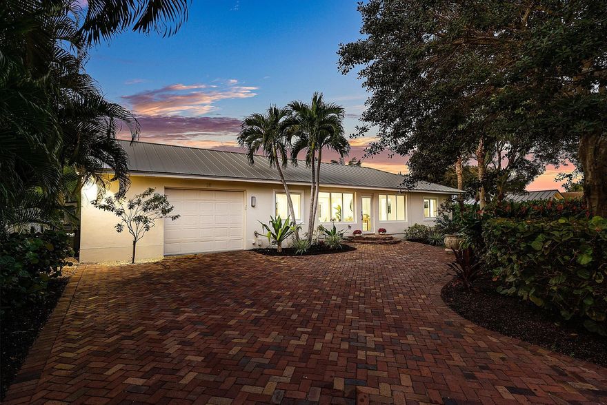Discover the COASTAL ELEGANCE in this newly renovated 4/4/1.5 home in the most sought after HEART OF DELRAY, next to Atlantic Ave's upscale restaurants, art galleries, vibrant nightlife & 1.5 miles to the beach!  Serene backyard OASIS featuring a sparkling blue POOL, DOUBLE LOT & the ultimate PRIVATE paradise. Chef's kitchen features KITCHEN AID appliances, stunning quartz countertops, HUGE island & two tone contemporary cabinets. Imported Italian tile flooring throughout. Each of the 4.5 bathrooms are custom designed & one is more beautiful than the last. The Primary Suite has double glass doors leading to paradise, 2 huge closets a DOUBLE shower & soaking tub w/ private views of the bamboo garden. NEW 2025 METAL ROOF,  2 NEW A/C'S, IMPACT WINDOWS.,  WH(1 year)..Don't miss this TRUE GEM!