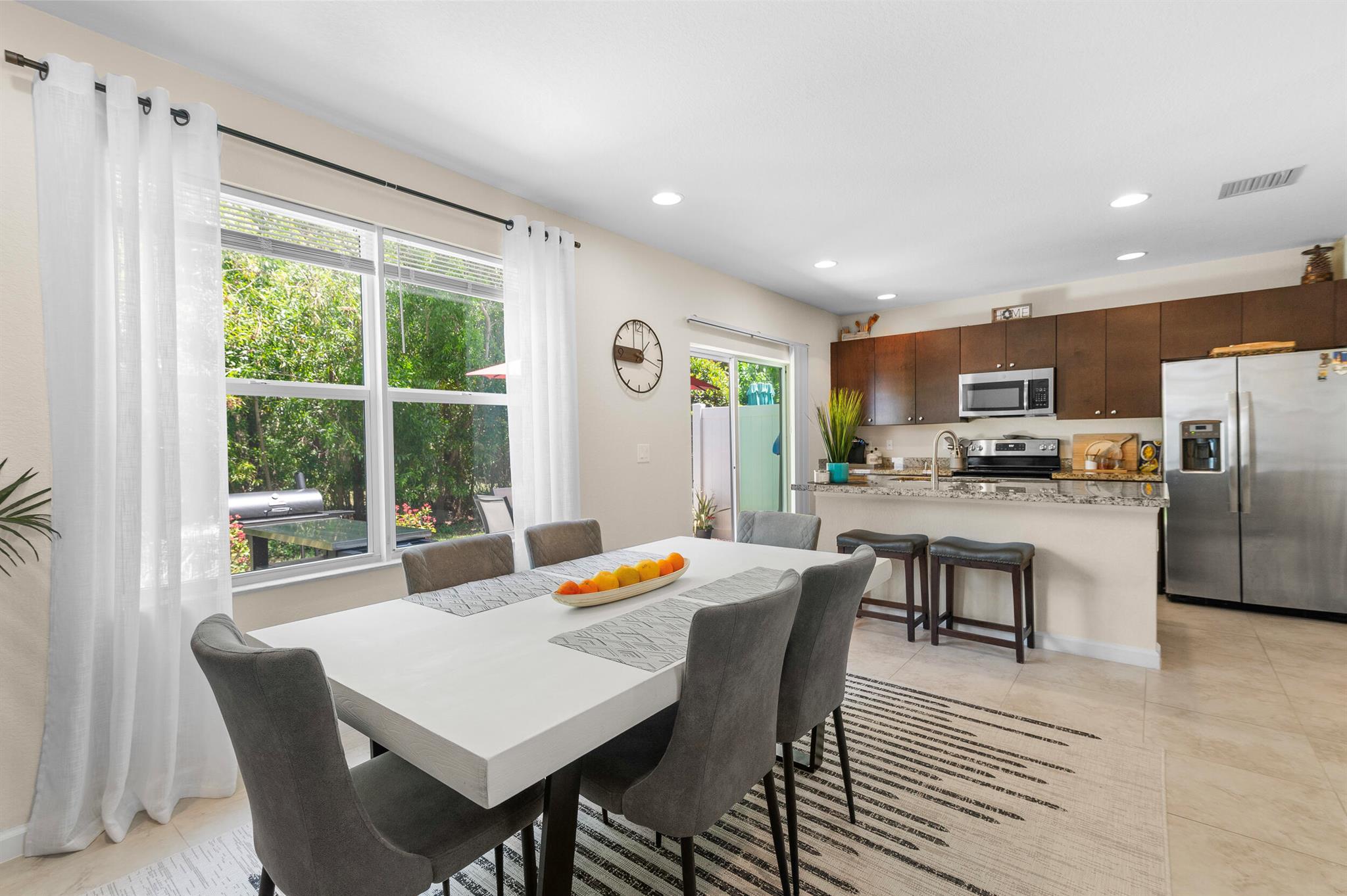 Better than new & packed with charm! This 3BR, 2.5BA townhome in Vizcaya Falls is bright, modern, and move-in ready! Enjoy a spacious open layout, stylish granite kitchen w/ island & SS appliances, and a private patio backing to a peaceful preserve--your own little escape. Upstairs offers roomy bedrooms, full laundry, and a luxe primary suite w/ walk-in closet. Live the resort life with a pool, lakefront clubhouse, gym, tennis, splash pad & more. Less than 3 miles away from 95, Local new park & plaza less than a mile away.