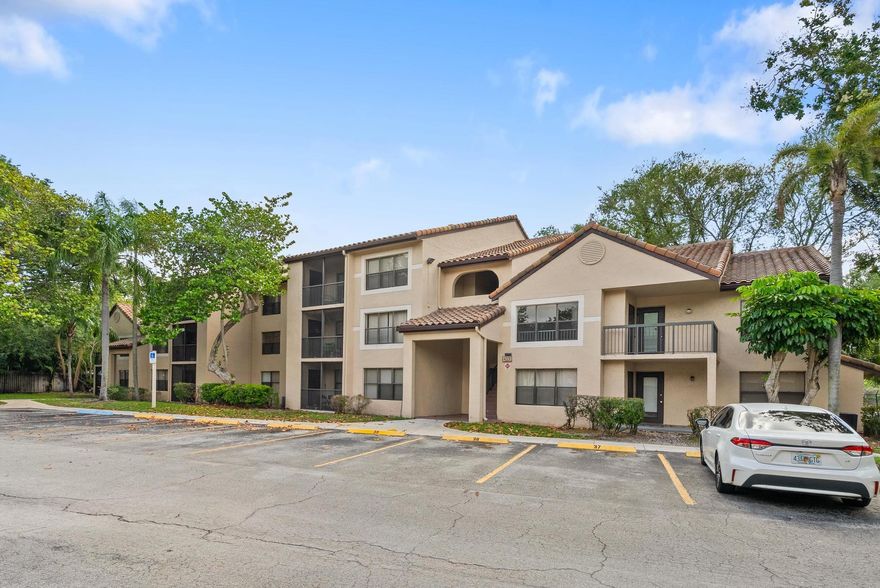 Beautiful 2bd/2ba condo located in Palm Aire Gardens of Pompano Beach. The unit features open floor-plan with wood floors and carpet in the bedrooms. Updated Kitchen with SS appliances and granite counter tops. Big walk in closet in master bedroom. Full size washer and dryer inside. Very spacious balcony. Gated community with many amenities such as pool, tennis court, gym. Small pets welcome with pet deposit. Water/sewer and trash are included in rent. Min credit score of 600 is required for all occupants over 18 years old and the total income must be over $4500/mo. First, last & security is required to move in. Centrally located - all ages community, close to major roads, schools & shopping. Must See!