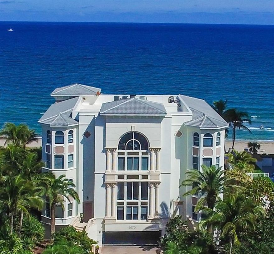 Unparalleled luxury and privacy in an Italian Renaissance inspired boutique 4 unit, floor home on the sand. This 4 bedroom plus office or 3 bedroom plus flex space and office offers the ultimate in location and exclusivity. There are only 4 residences and only 1 elevator-accessed residence of 3,954 livable square feet per floor. *See more*