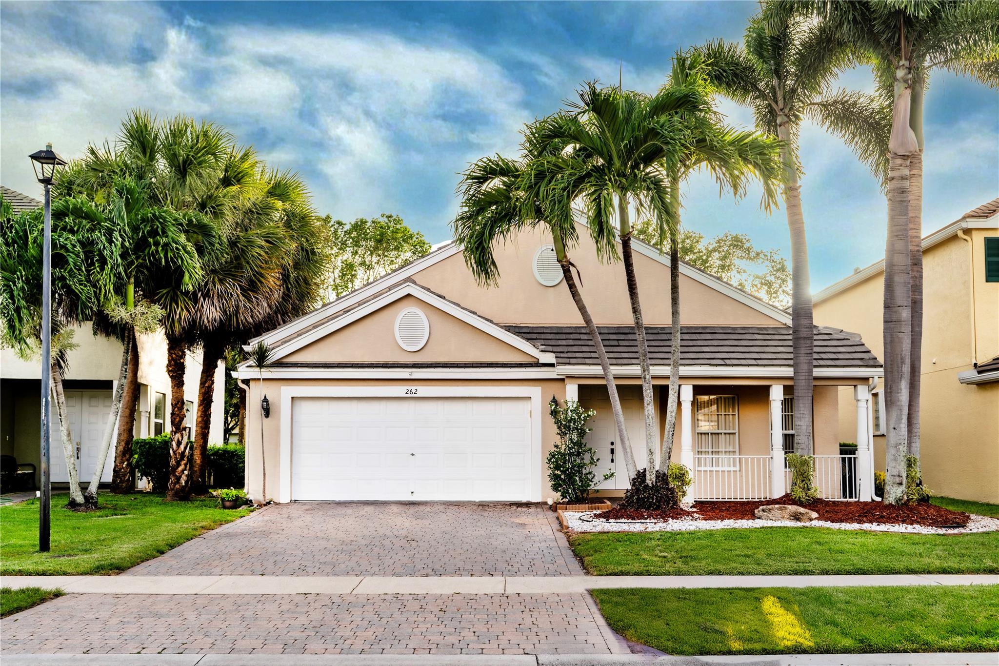 Thisis a spacious 3 bedroom, 2 bathroom, 2-car garage Single story home. The kitchen is equipped with stainless steel appliances, gas stove, plenty of cabinets for storage. a walk-in closet. There is a separate laundry room with a full size washer and dryer. Victoria Grove is a great community featuring a community pool, clubhouse, tennis courts etc. Close to Wellington mall, Wellington Tennis Center, International polo ground, Restaurants, shops, Excellent Schools and hospital. This house has formal living area, dining area and large Family room with tiled flooring. Bed rooms with wood flooring and master is carpet. Gas Dryer, water heater and cooking range..
Wellington school district.
HOA covers lawn maintenance, internet, cable, alarm system, manned guard gate & clubhouse & pool.