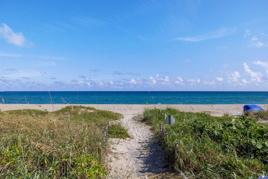 Experience the pinnacle of Palm Beach luxury in this fully renovated 2-bedroom, 2-bathroom condo on prestigious Palm Beach Island. Designed with sophistication, the residence features high-end finishes, a chef's dream kitchen with a grand center island, and a separate dining area ideal for entertaining. The huge floorplan offers spacious living throughout, complemented by a large laundry room and two assigned parking spaces--one with premium garage parking. Enjoy sunsets from the waterfront pool or sunrises from your privately deeded ocean access. Peace of mind comes with all new impact glass, a brand-new roof, and a brand-new seawall, with milestone inspections already completed. A private poolside cabana is available for separate purchase.