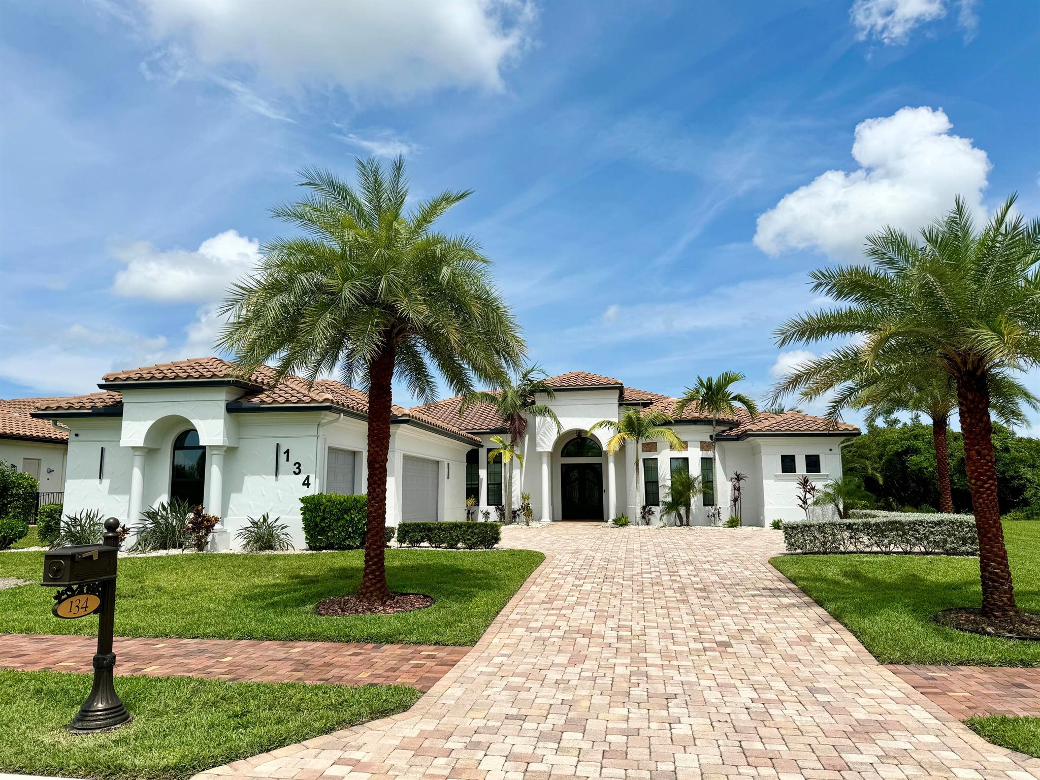 Enjoy the convenience and peace of mind that comes with this private pool home located in a double-gated community. Built in 2018, this custom-designed home has been updated with new light fixtures and custom paint. The home features a private wing dedicated to the Primary Suite and office, which includes an oversized bedroom with a tray ceiling and a sitting area that overlooks the pool. The double walk-in closet is equipped with custom shelves & drawers. The Primary bathroom is bright & airy, with double vanities & a zero-edge glass shower with pebble flooring.The open plan is ideal for hosting gatherings, with spacious dining, kitchen, and family rooms. Two guest suites are connected by a Jack & Jill bath. Step out onto the tranquil screened lanai to enjoy the free-form pool.