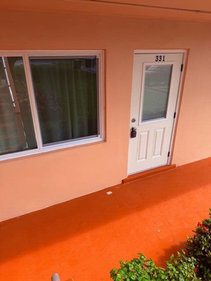 Beautifully Updated Corner Unit in Prime 55+  CENTURY VILLAGE IN WEST PALM BEACH. Updated two bedroom + a 1.5 bath end corner unit located on the ground floor.  New hurricane impact windows and doors, nice wood & tile flooring throughout with central air and w/updated bathrooms w/walk in shower.  Updated kitchen is with stainless steel appliances.  Additional highlights include:  Spacious closets, including a walk-in Convenient on-site laundry room Assigned parking plus ample guest parking  24- hour security and manned gated entrances. Century Village is situated on 29 acres, securely fenced just East of Florida's Turnpike with its two manned gates. Century Village is within 5 miles of the Palm Beach International Airport, Florida's Turnpike is less than one mile, I-95 is only three miles away, the Intracoastal waterway, and our pristine world-famous beaches are within 8 miles. 5 miles to downtown entertainment, dining, and shopping hot spot. Palm Beach, one of the most beautiful and desirable locations in the world, is within a 20-minute drive. The Village boasts 7,854 units in 356 buildings with 309 associations (corporations). The magnificent 92,000 square foot Clubhouse features amenities including barber, beauty parlor, fitness center and theatre. There are fifteen pools ensuring everyone has the possibility of living within walking distance to a pool. Other activities include tennis, shuffleboard, biking, sailing, canoeing, or just riding around in your golf cart. There is even an on-site drug store, limited medical services and free ambulatory services. The restoration of the clubhouse (which was damaged by Hurricane Frances) took many months and approximately 6 million dollars to complete. Most impressive is that this renovation required no special assessments to the members. The building is now complete and boasts a magnificent theater offering live shows by well-known entertainers and current run movies. There is a large party room that seats 512 people with a large dance floor and stage, card room, meeting rooms, hobby and craft rooms, billiard room, sewing room, music room, two exterior swimming pools and one indoor heated saltwater swimming pool, as well as shuffleboard, handball, bocce, and racquet ball courts.