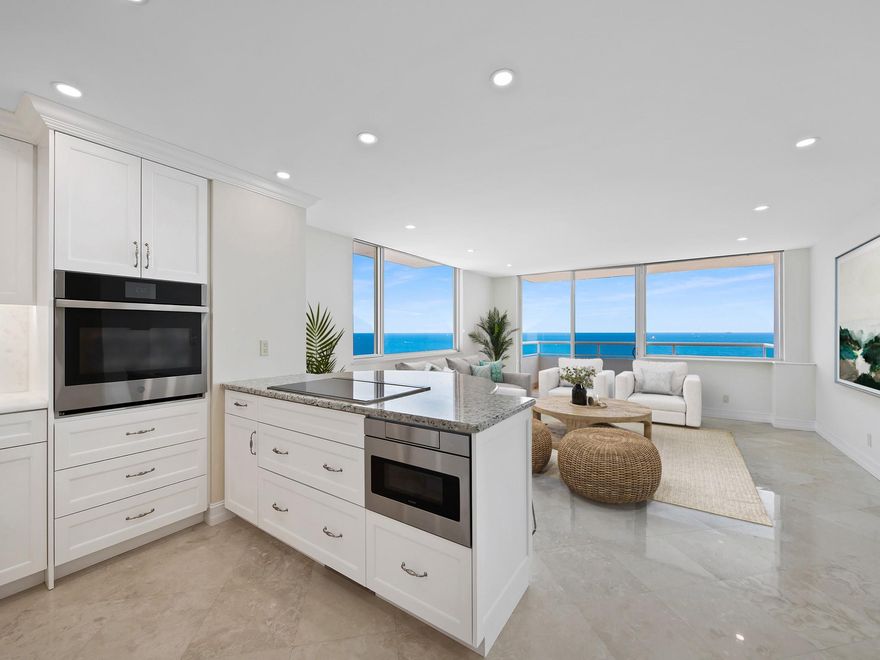 Experience the epitome of oceanfront living in this sub-penthouse 1-bed, 1.5-bath Fort Lauderdale Beach condo. Boasting the best views in the city, revel in direct ocean views & a sweeping panorama of the north shoreline from your beachfront balcony. The renovated kitchen & bathrooms showcase modern coastal luxury, complemented by custom built-ins & contemporary appliances. This gem offers an idyllic lifestyle for water enthusiasts just minutes away from the newly revitalized Bahia Mar, Swimming Hall of Fame, & famous Las Olas Blvd. This is coastal living at its finest!