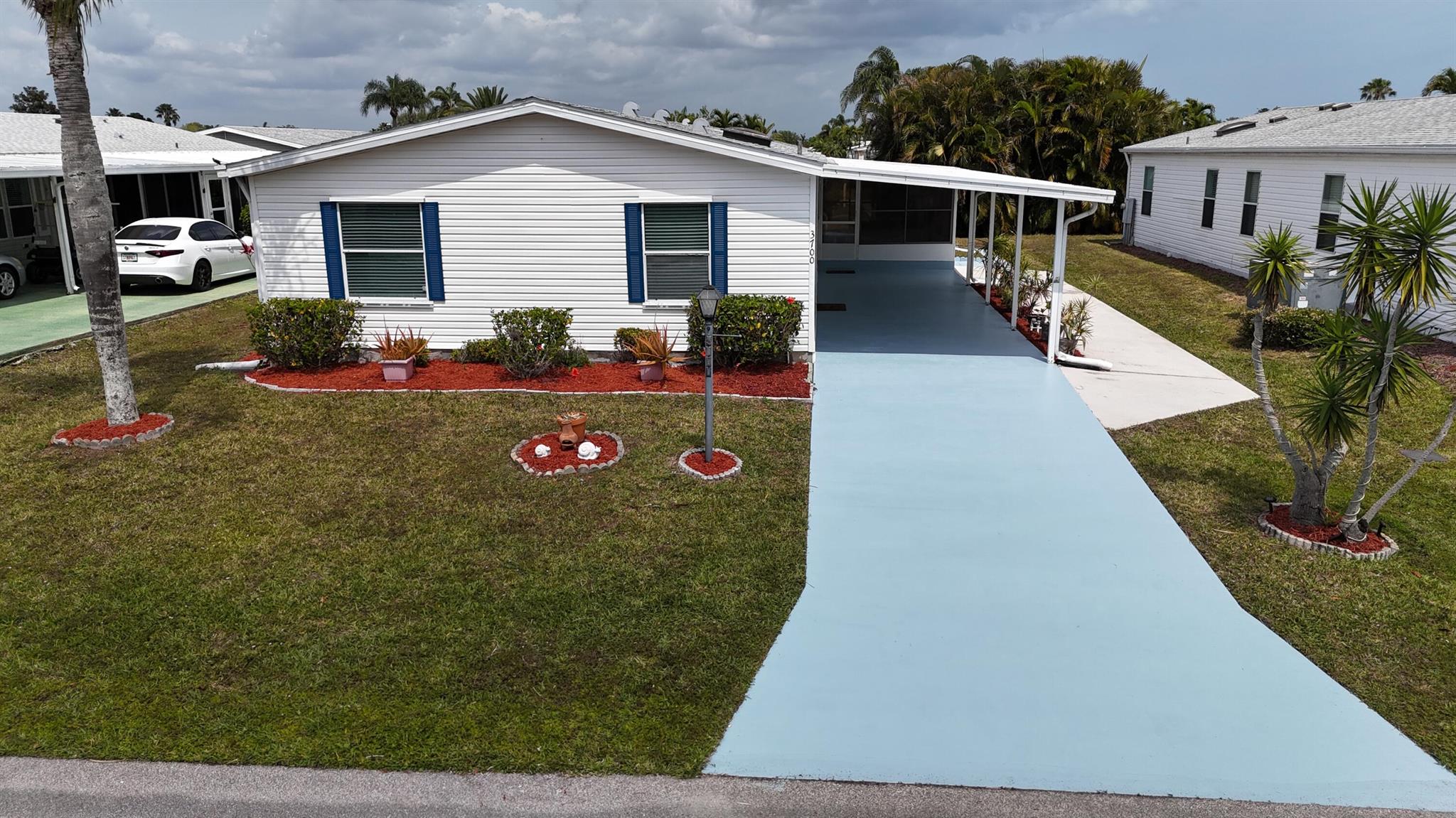 ''PRICE REDUCED $10.000 SELLER MOTIVATED'' Moving Ready. Beautiful 2/2 plus DEN in the desirable Savanna Club 55+ community in Port St. Lucie. Enjoy Florida Living in this split floor plan w/laminated vinyl flooring (2022), carpets in bedrooms, New Roof (Aug 2023), New A/C (Feb 2024) with ultra violet bulb to trap bacteria/viruses for healthier airflow throughout the home, New Skylight in Guest Bath (Aug 2023), New Indoor & Outdoor Breaker Boxes w/surge protection (Feb 2024), Water heater (2015), New Bathroom sink fixtures in Master Bathroom. New Microwave in kitchen. This home offers a cozy enclosed lanai, inside laundry off the kitchen nook area, outside shed and hurricane shutters.