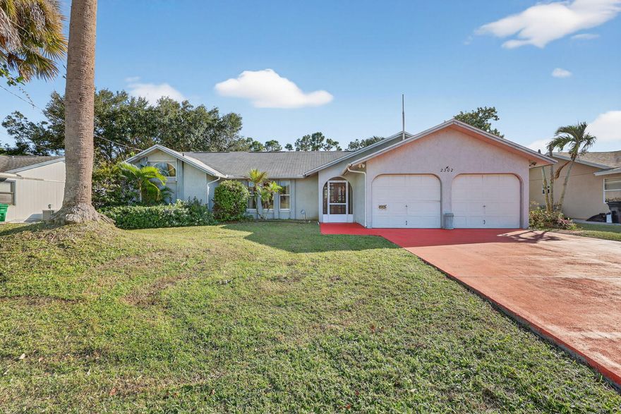 Welcome to this charming 3-bedroom, 2-bath,2-car garage pool home located in the heart of Port St. Lucie!The spacious kitchen features abundant cabinet space and a convenient pass-through window- perfect for entertaining family and friends. The oversized primary bedroom offers a relaxing retreat, while natural light fills the home, creating a bright atmosphere.Step outside to the screened-in patio overlooking the sparkling pool- ideal for year-round Florida living. The backyard also features a rare seleniferous grandifloras (Queen of the Night), a night blooming cactus that produces breathtaking flowers that open for just one magical evening.Conveniently situated near shopping, dining, and with easy access to I-95, this home perfectly blends comfort, charm, and convenience.