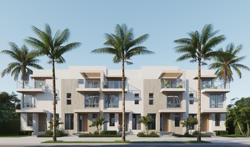 NOW UNDER CONSTRUCTION -- NO HOA!Just 1.5 Blocks from Atlantic Avenue | Downtown Delray BeachIntroducing Fifth Avenue Townhomes, an exclusive enclave of five luxury residences by renowned architect Randall Stofft, perfectly situated just one-and-a-half blocks from the vibrant heart of Downtown Delray Beach. Blending modern coastal design with timeless sophistication, these three-story homes redefine effortless, in-town living--all with no HOA restrictions.(SEE ADDITIONAL REMARKS)