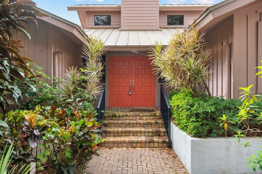 This 3-bedroom, 3-bathroom home offers plenty of space and potential in a highly desirable golf community-just steps from the driving range. With a split floor plan, tall ceilings, and a spacious layout, it's perfect for family and friends. The large living room with a fireplace flows into the kitchen and Florida room, providing great space for relaxing or entertaining. The kitchen offers plenty of cabinet storage and room to customize to your taste. The primary suite features a large bathroom with dual sinks, a soaking tub, a separate shower, and ample closet space. Two nice sized guest bedrooms and 2 full bathrooms add to the home's functionality. Enjoy a private backyard, ideal for gatherings or quiet evenings outdoors. Being offered furnished/turnkey with a golf cart, this home is ready for you to move in and make it your own-or serves as a great opportunity for someone looking for a renovation project with tons of potential. Grab your golf clubs and walk to the driving range-this is Florida living at its best! Mariner Sands Country Club offers 2 championship golf courses, tennis, pickleball, croquet, a world-class fitness center, resort-style pool, restaurant, and a new $35 million clubhouse.