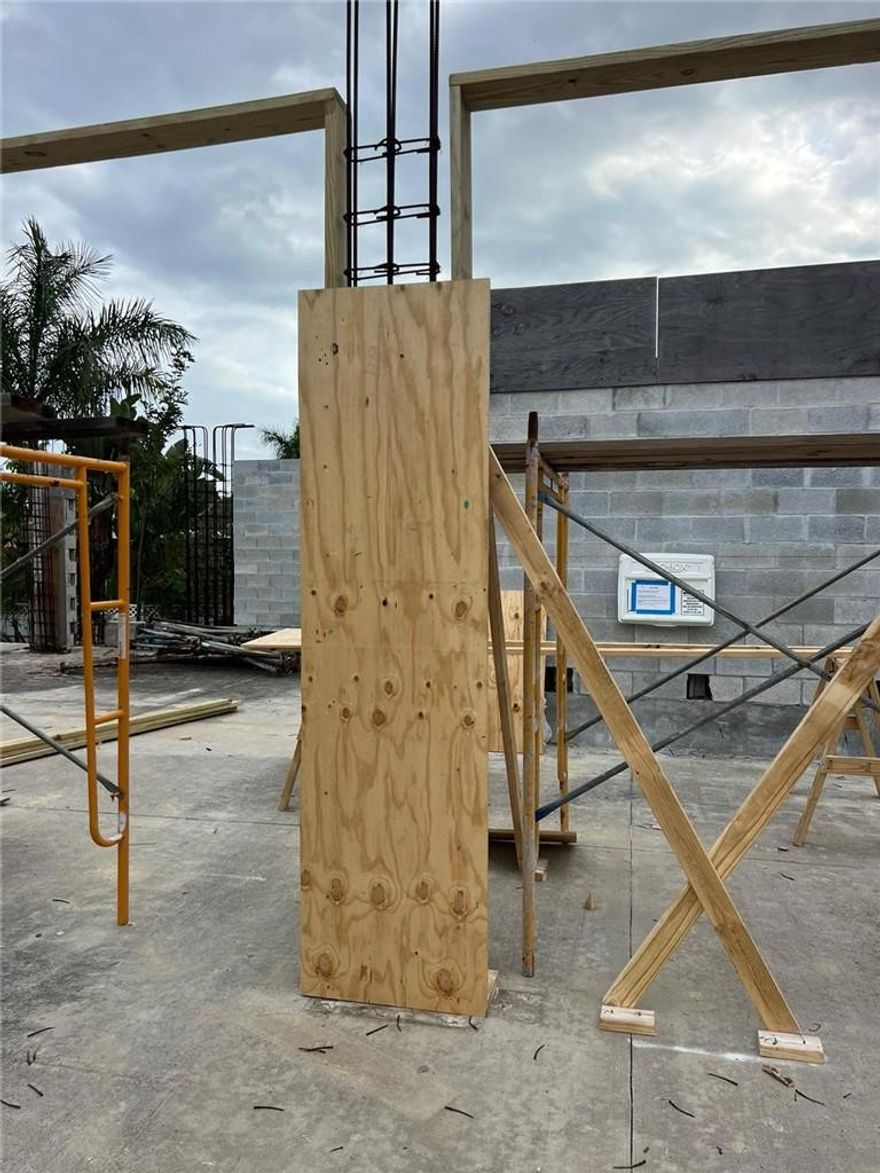 TO BE BUILT AND SOLD "AS IS" WITH NEW PILLINGS (120 PILLINGS) SLAB, GROUND FLOOR CBS BLOCK WALLS AND TIE BEAM (SHORINGS) PREP. PERMIT IS VALID AND CURRENT, FULL HOUSE PLANS APPROVED BY THE CITY OF FORT LAUDERDALE FOR A 6 BED 6 AND A HALF BATH PLUS LIBRARY, PUS BONUS ROOM/THEATER, 3 CAR GARAGE, 3 STORY CONTEMPORARY ZEN HOUSE. OVER 100' ON THE WATER NO FIXED BRIDGES.  6788 A/C square feet 9190 TOTAL UNDER ROOF.