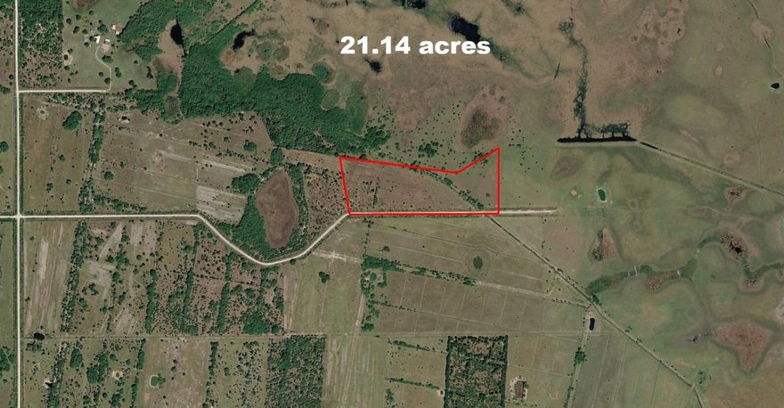21.14+/- acres in the Cabbage Woods area, Zoned rural residential vacant land.
Build your custom home or place a mobile home on this parcel. Bring the horses & livestock, apply for an agriculture exemption and take advantage of the reduced taxes.
Electricity is available on the easement.