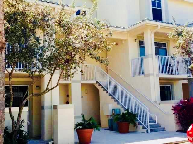 GREAT LOCATION IN ABACOA. Amazing Town Center location just east of the action. One Bedroom Ground Floor Unit is steps away from shopping, restaurants, baseball, festivals and fun. Jupiter Abacoa location with two patios and a great floor plan with washer/dryer in unit. Very clean with ceramic tile throughout. Walk to Scripps Institute, Max Planck, Florida Atlantic University, Community offers pool, clubhouse, gym and office. Pet friendly with association approval and deposit. No smoking permitted in unit.