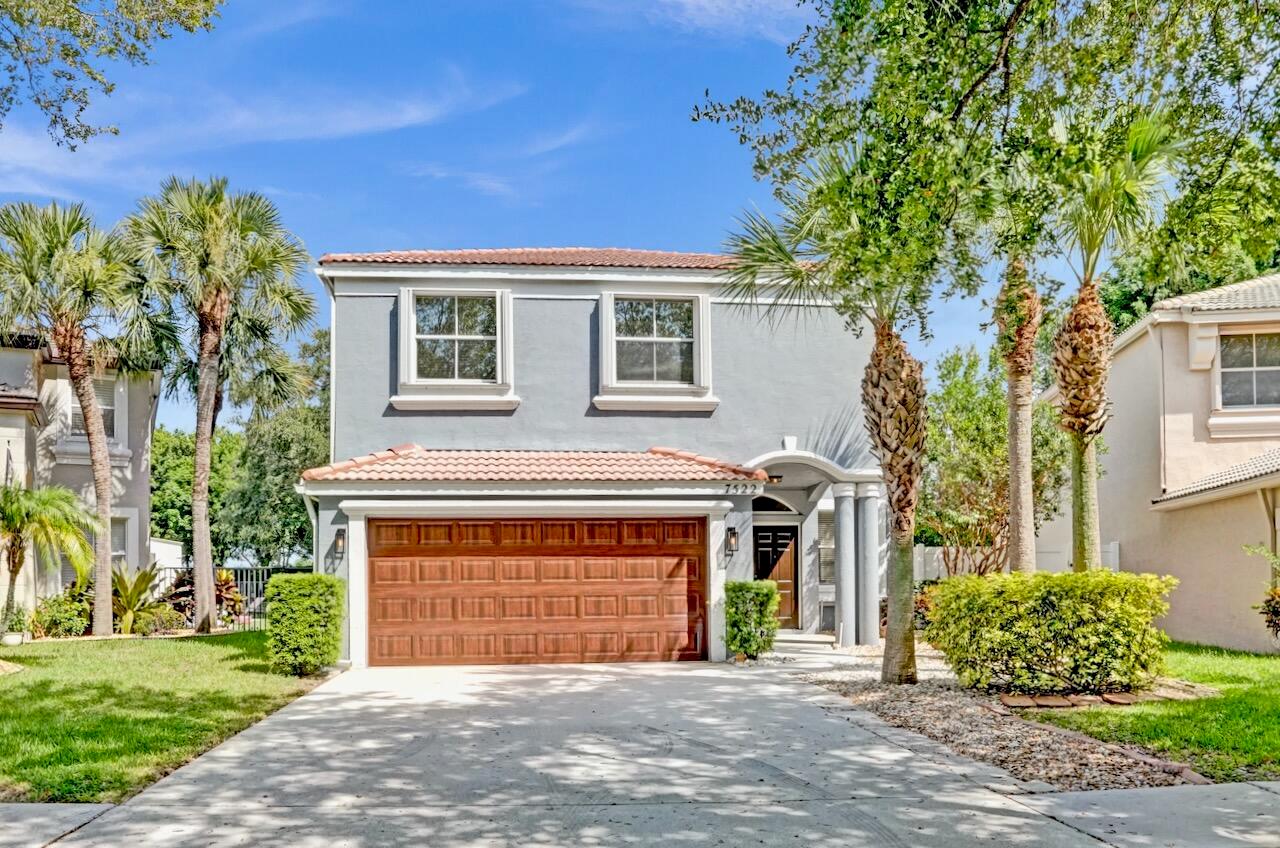 Welcome home to this bright and beautiful Harvest model in the desired, gated community of Smith Farm! Located in the Hampton Creek subdivision, this beautiful home will not disappoint! This 5BR, 2.5BA home has it all including a pool and a lake view. The main living area has an open living, dining and family room concept. The kitchen is spacious and beautiful with granite countertops and newer stainless steel appliances and an eat in kitchen. The downstairs of the home has tile flooring and upstairs features laminate flooring. All 5 spacious bedrooms are upstairs, and the home feels larger than life at 2900 sq ft with crown molding throughout! Outside, the beautiful pool is surrounded by paver decking, and you can enjoy a lake view. The patio features a retractable